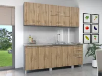 Retró konyha 200-72,5 Tele zárt felsőkkel 1